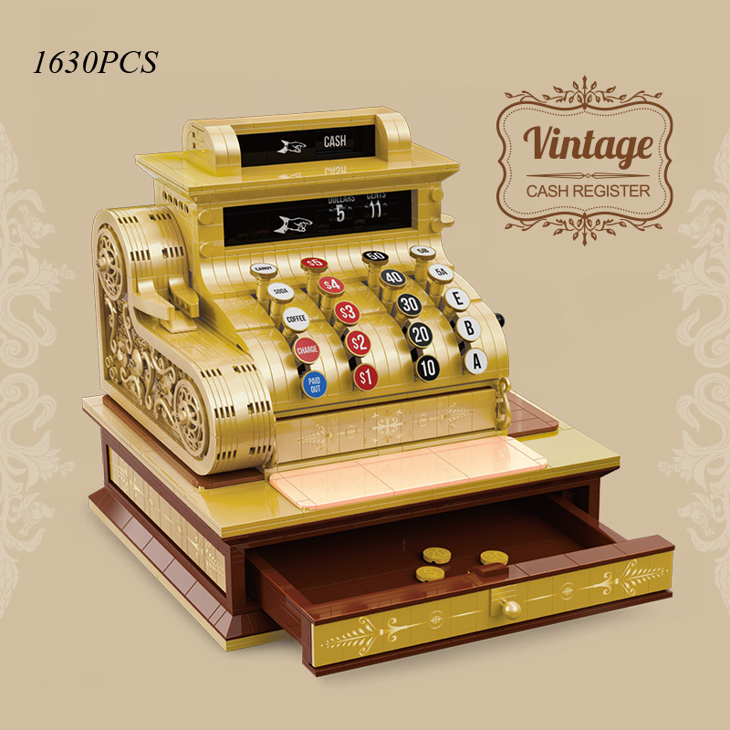 Vintage Collectibles Toys - Créatif classique Vintage rétro caisse enregistreuse