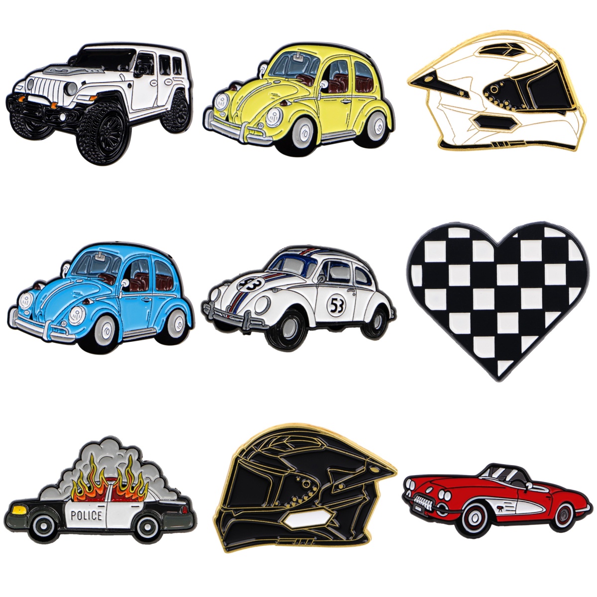 Vintage Collectible Clothing - Broches de voiture Vintage pour femmes,