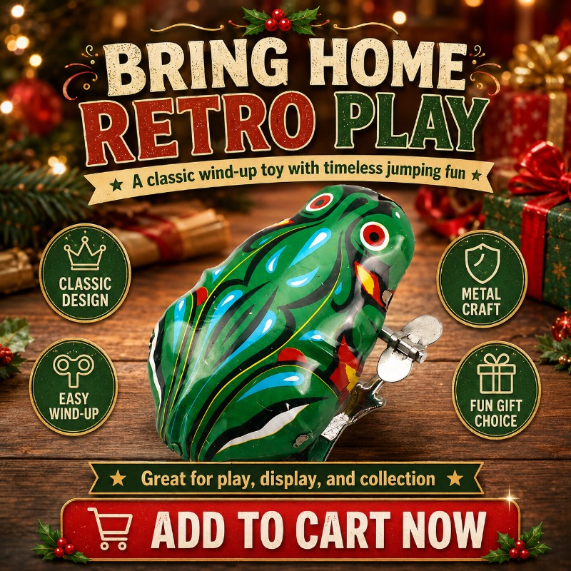 Grenouille sauteuse vintage en - Vintage Collectibles Toys avis et prix
