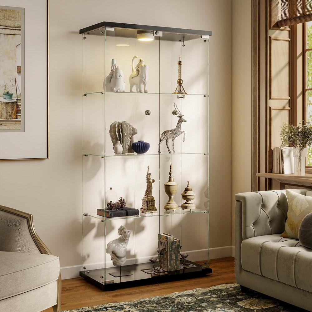 Vitrine avec éclairage LED et  - Collectible & Vintage Dolls For Christmas avis et prix