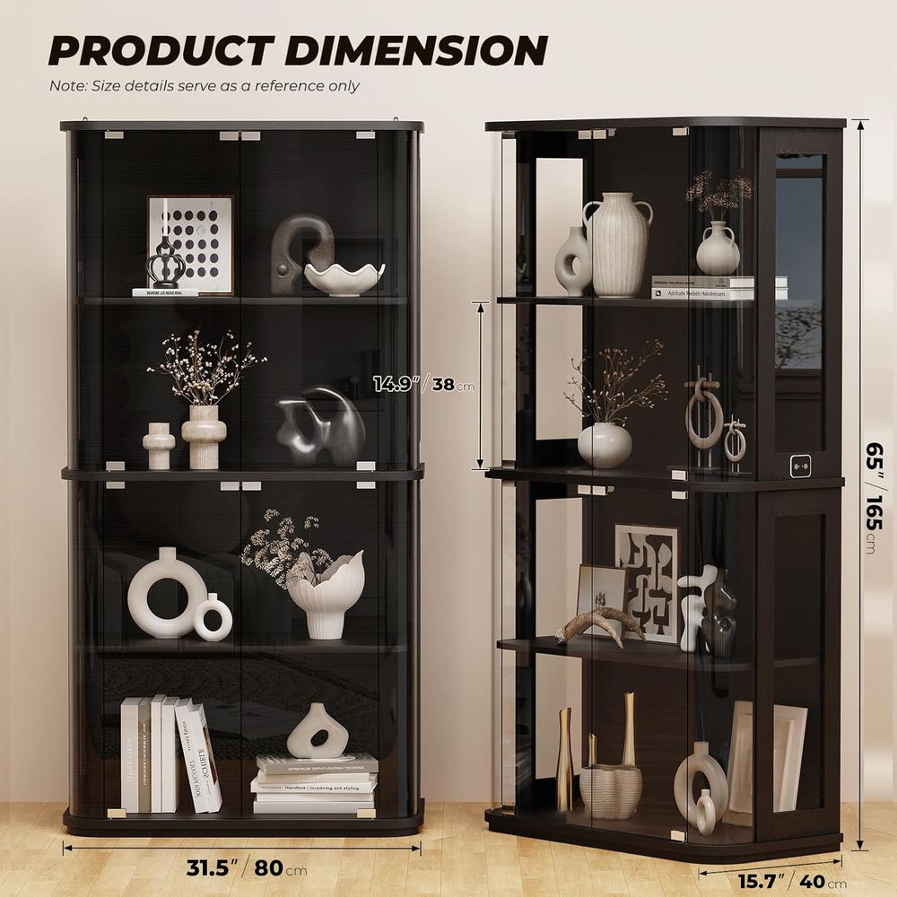 Vitrine arrondie avec porte en - Collectible & Vintage Dolls For Christmas avis et prix