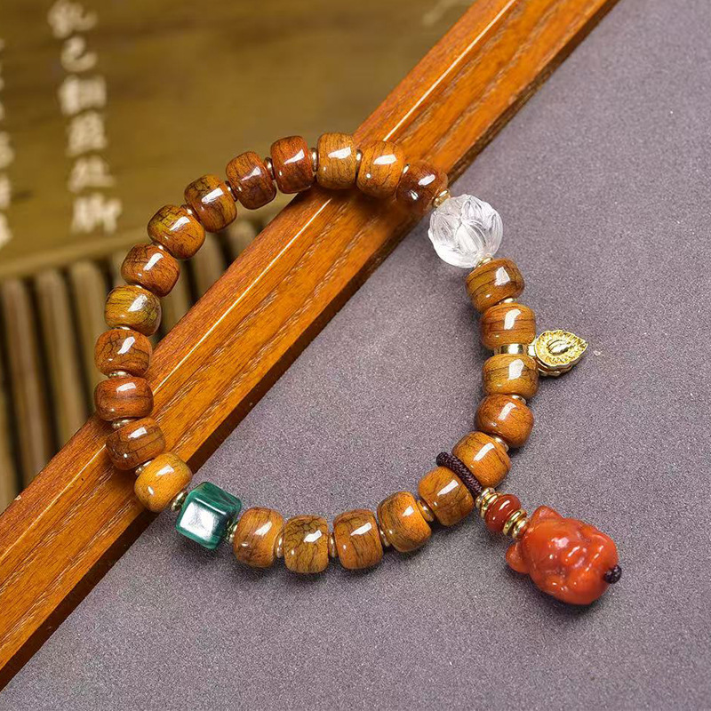 Bracelet en perles d'os de Yak - Vintage Collectible Glass avis et prix
