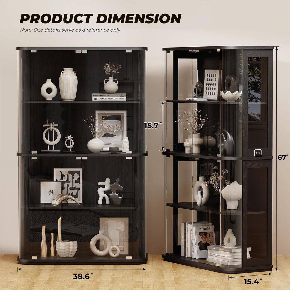 Grande vitrine arrondie avec p - Collectible & Vintage Dolls For Christmas avis et prix