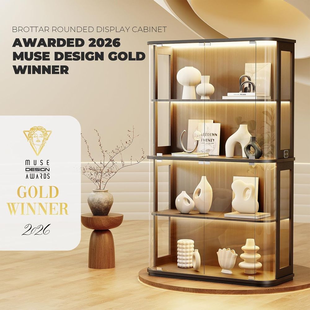Grande vitrine arrondie avec p - Collectible & Vintage Dolls For Christmas avis et prix